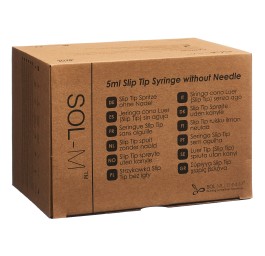 SOL-M seringue usa unique 5ml SlipTip box 100 pce