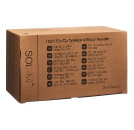 SOL-M seringue usa unique 10ml SlipTip box 100 pce