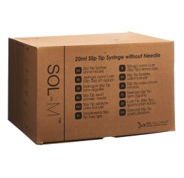 SOL-M seringue usa unique 20ml SlipTip box 100 pce