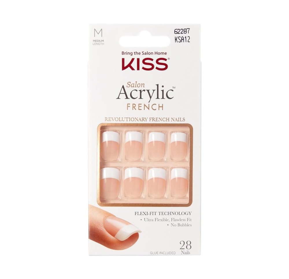KISS Salon Acrylic French Nails Rumour Mill