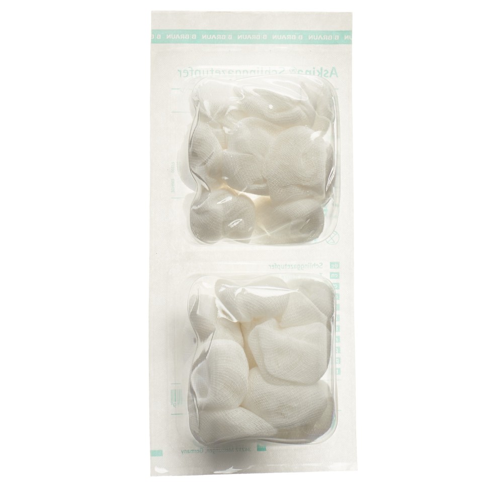 ASKINA Boules de gazes grand prune stér 20 pce