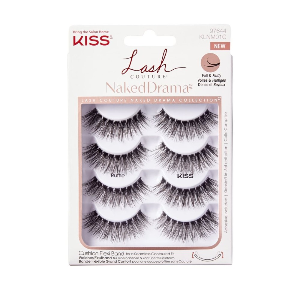 KISS Lash Couture Naked Drama Ruffle (n) 4 pce
