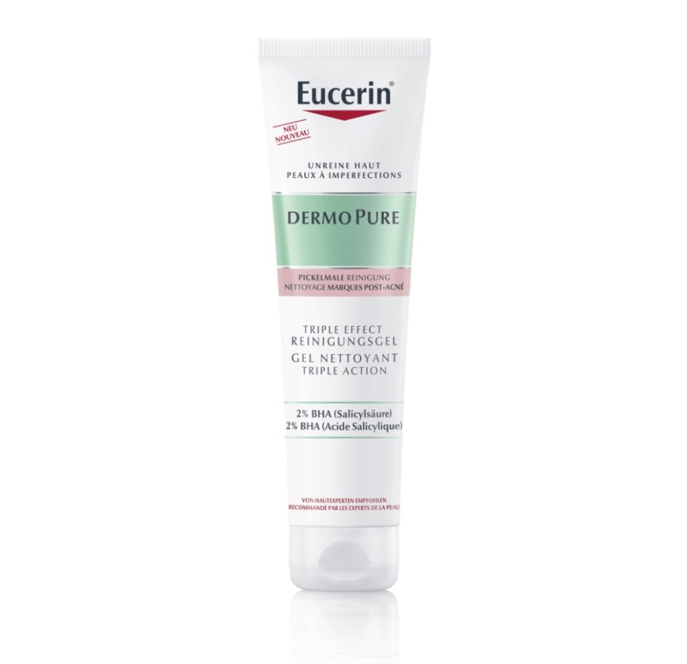 EUCERIN DermoPure gel nettoyant triple act 150 ml