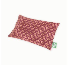 HIMMELGRÜN coussin noyaux ceri 30x20cm fleur étoi
