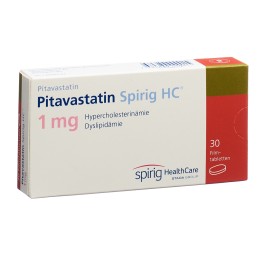 PITAVASTATINE Spirig HC cpr pell 1 mg 30 pce