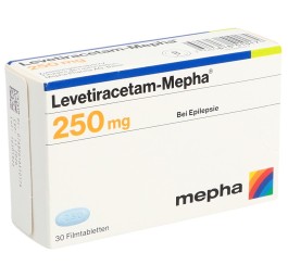 LEVETIRACETAM Mepha cpr pell 250 mg 30 pce