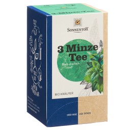 SONNENTOR thé à trois menthes BIO sach 18 pce