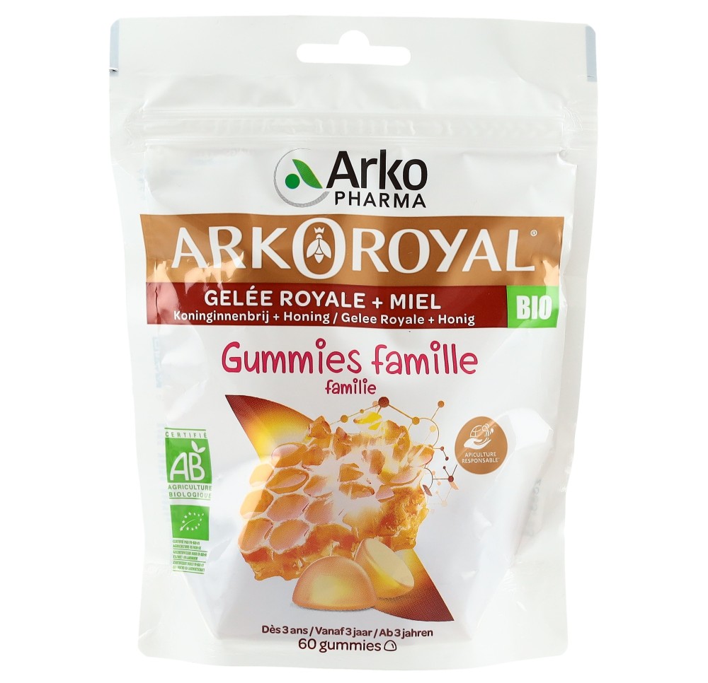ARKOROYAL gummies famille 60 pce