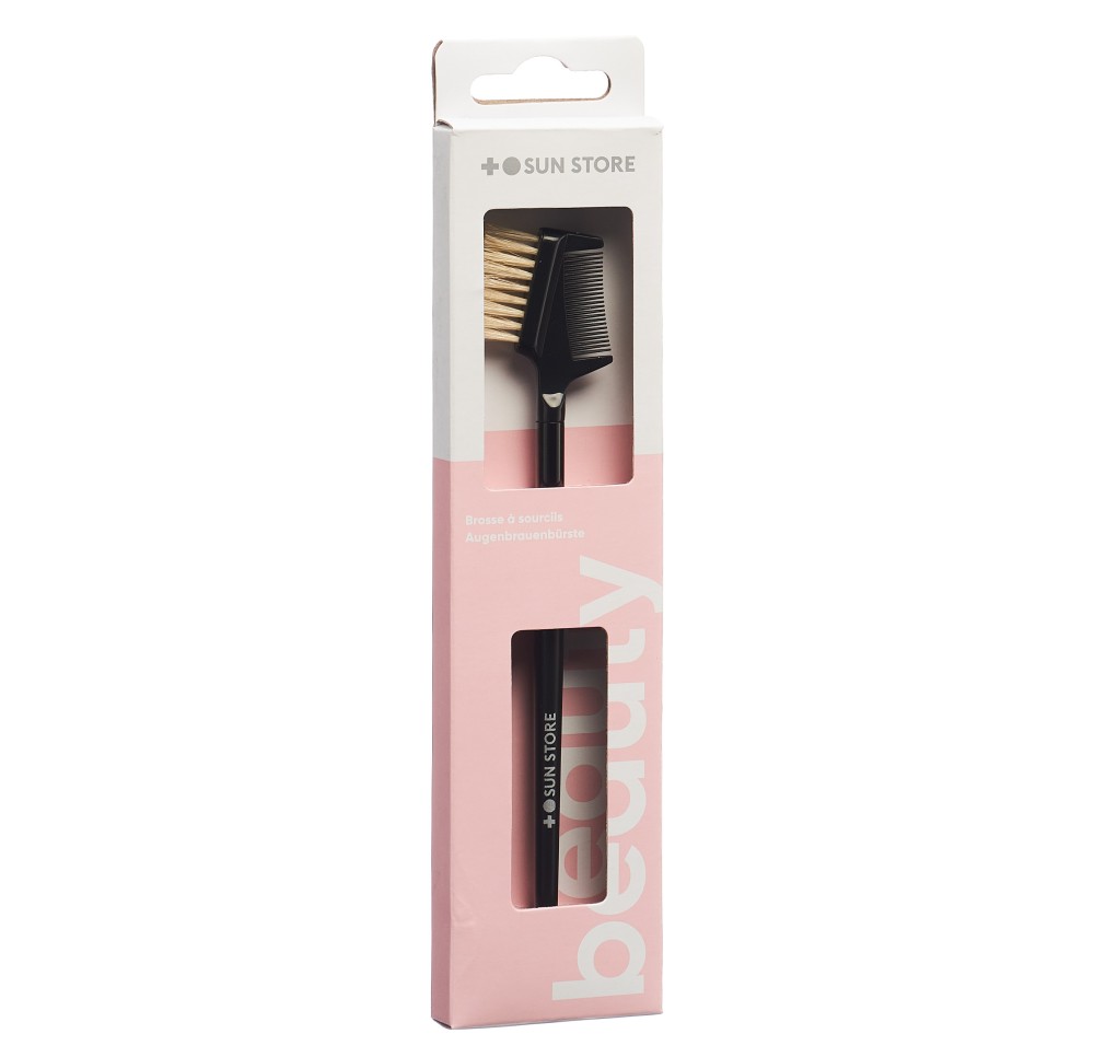 SUN STORE Beauty Brosse sourcils avec peigne vég