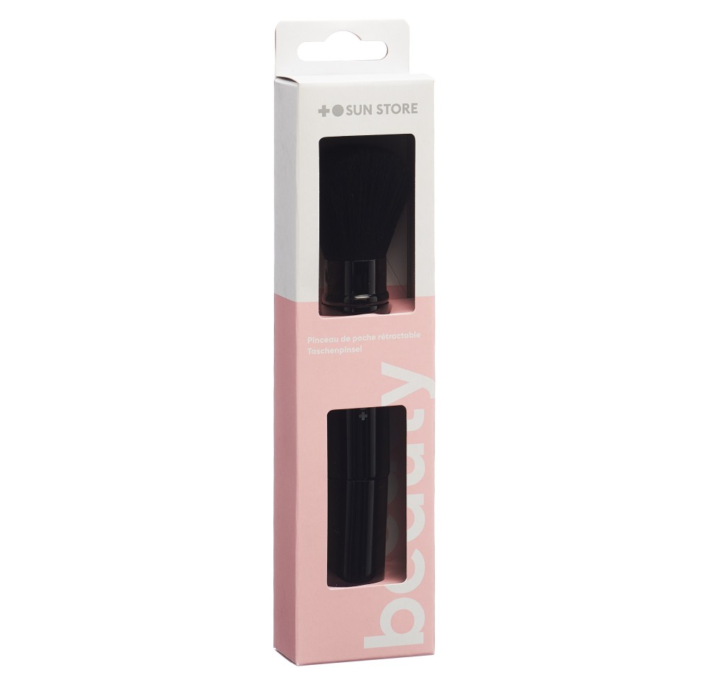 SUN STORE Beauty Pinceau poche rétractable végan