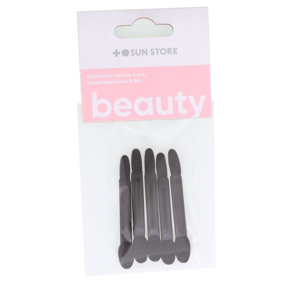 SUN STORE Beauty Applicateur double noir vég 5 pce