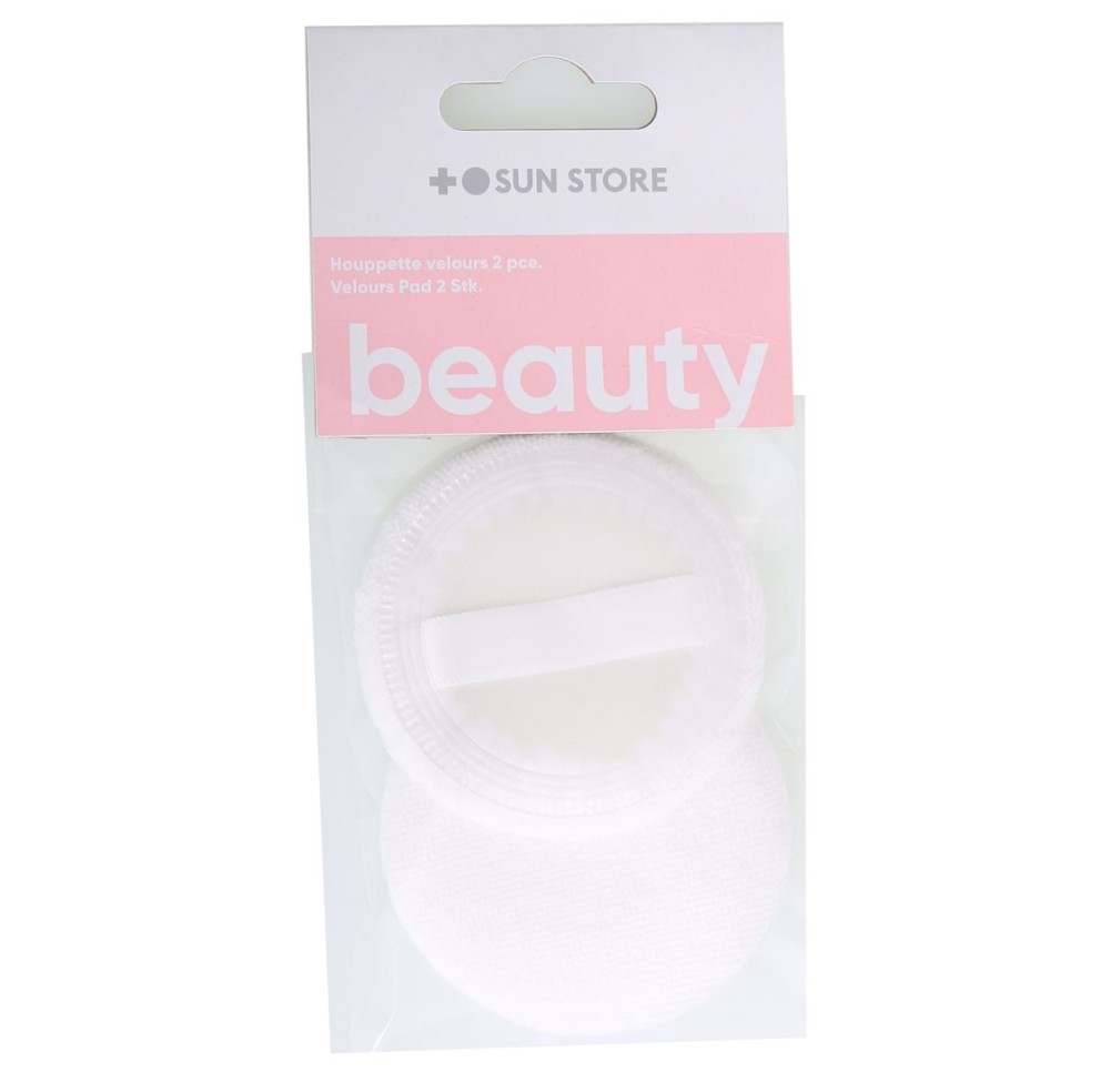 SUN STORE Beauty Houppette velours végan 2 pce