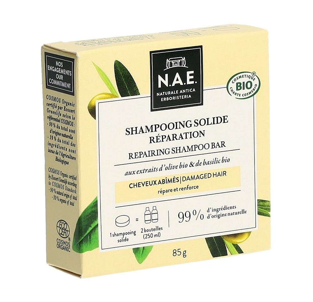 N.A.E. Solid Soap shampooing réparateur 85 g