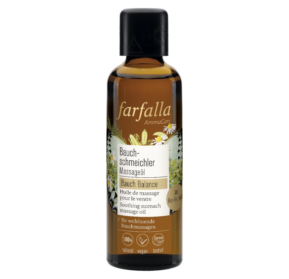FARFALLA Huile massage bien-être ventre fl 75 ml FARFALLA Huile massage bien-être ventre fl 75 ml