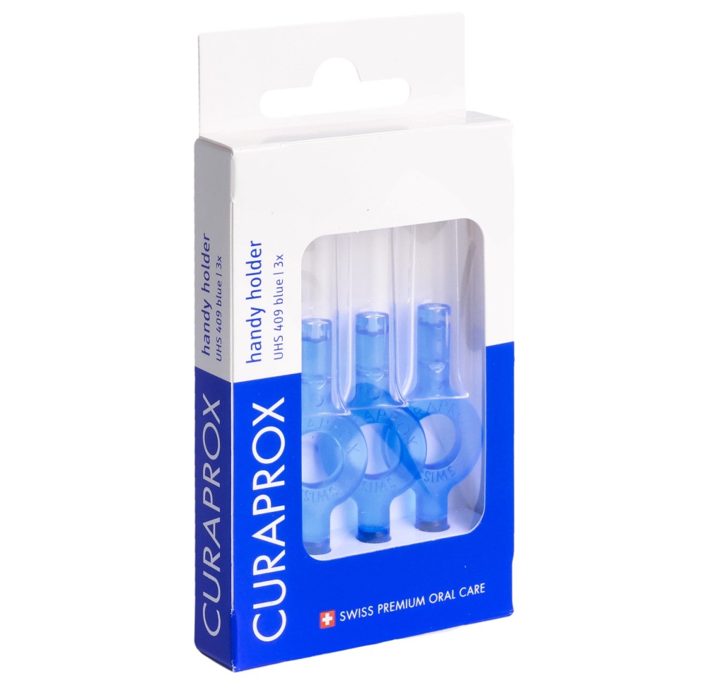 CURAPROX UHS 409 handy manche (nouveau) 3 pce