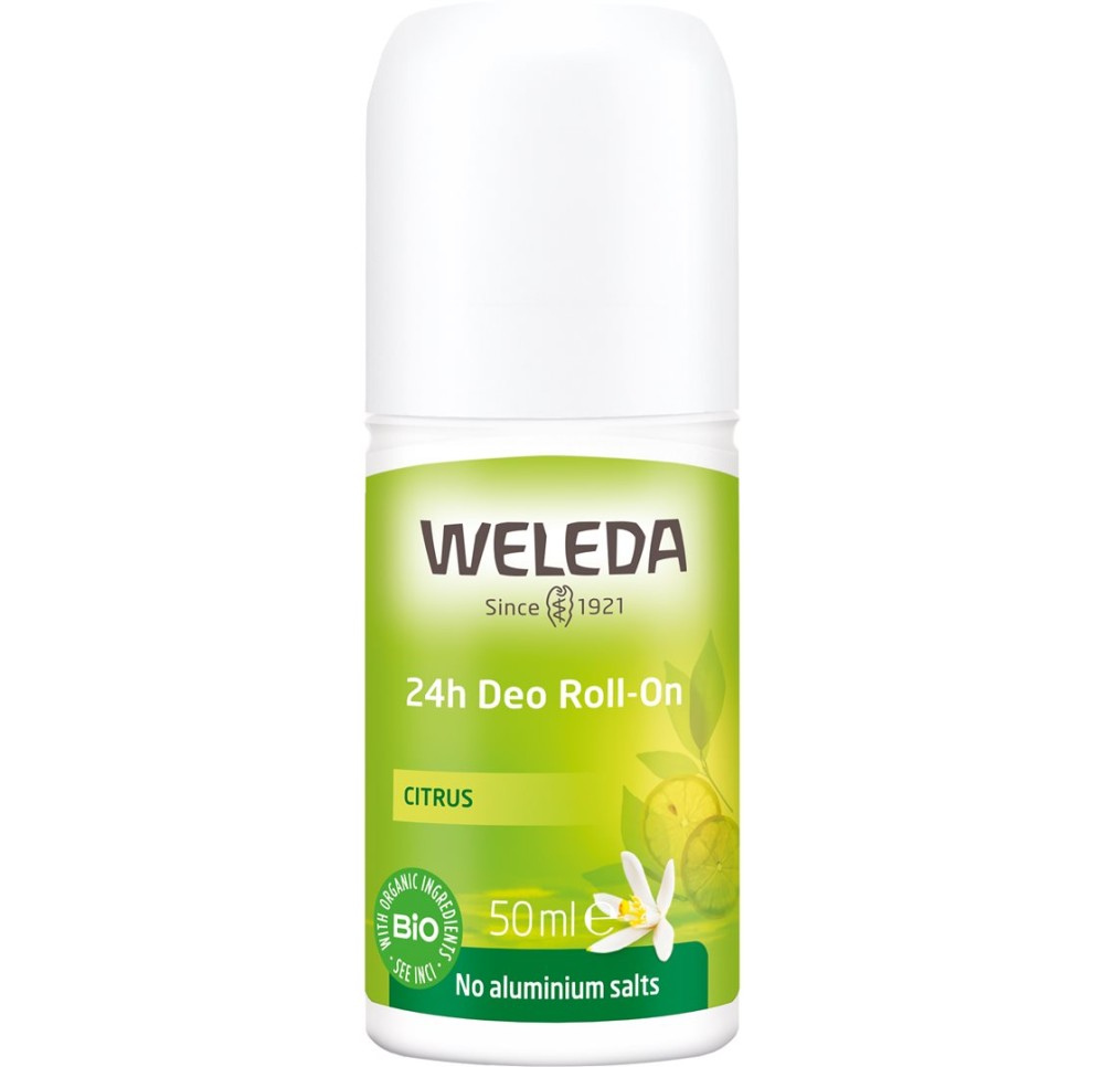 WELEDA 24h déo roll-on citrus (n) 50 ml