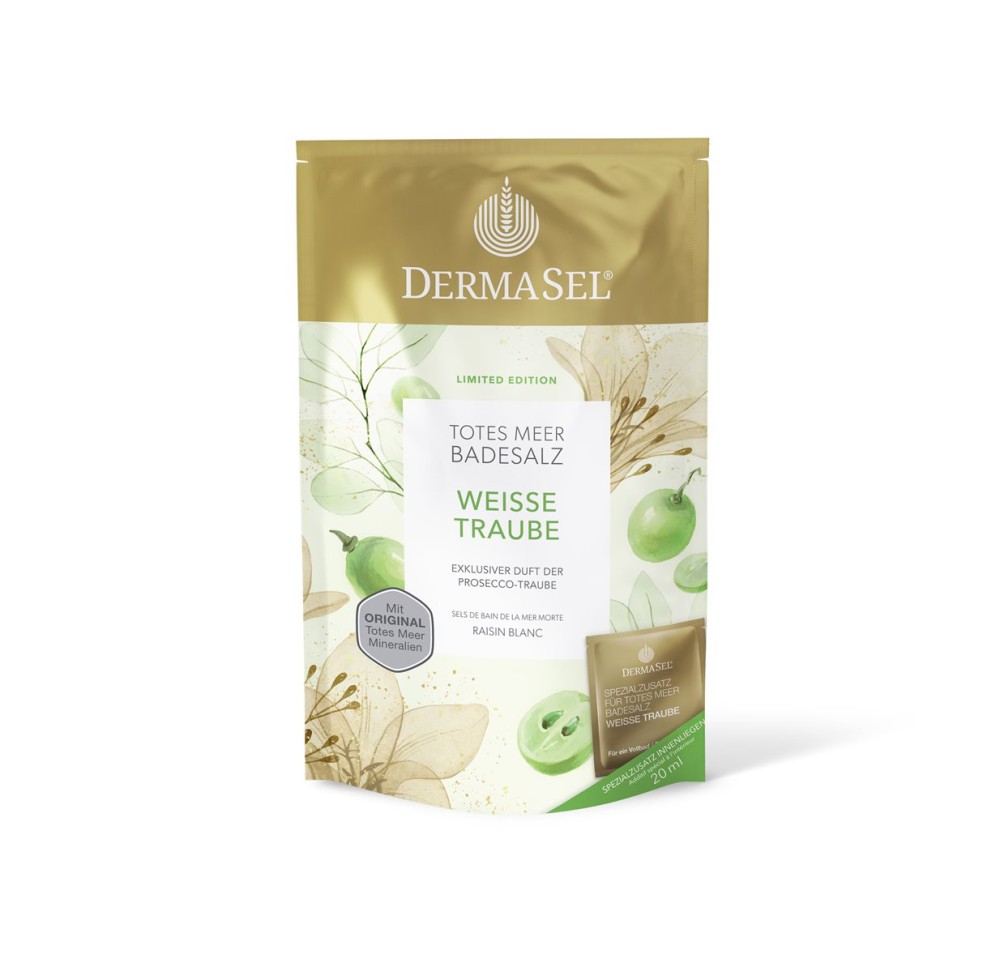 DERMASEL sel de bain raisin blanc LE af 400 g