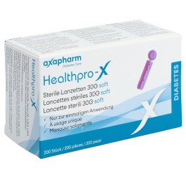 HEALTHPRO-X lancettes 30G stérile soft 200 pce