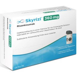 SKYRIZI sol inj 360 mg/2.4ml cartouche 2.4 ml