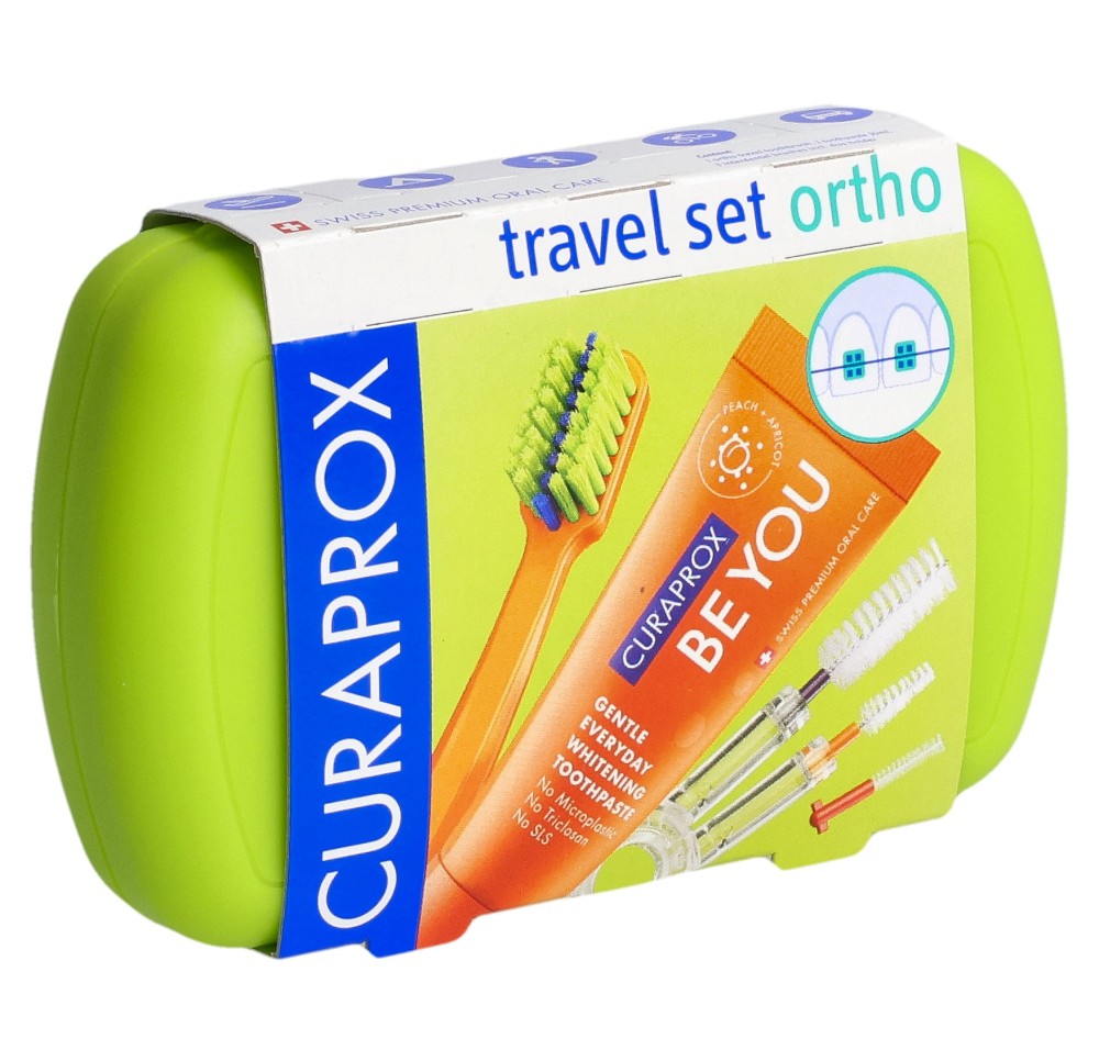 CURAPROX travel set ortho vert