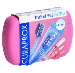 CURAPROX travel set ortho rose