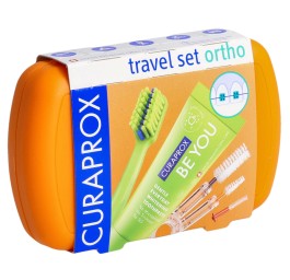 CURAPROX travel set ortho orange