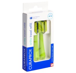 CURAPROX CS 5460 travel set ortho refill vert