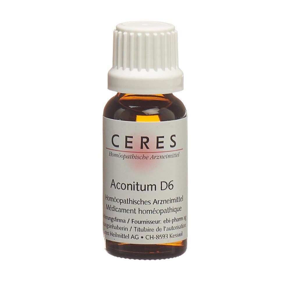 CERES aconitum 6 D dilution fl 20 ml
