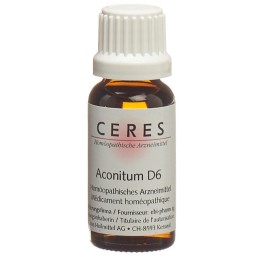 CERES aconitum 6 D dilution fl 20 ml