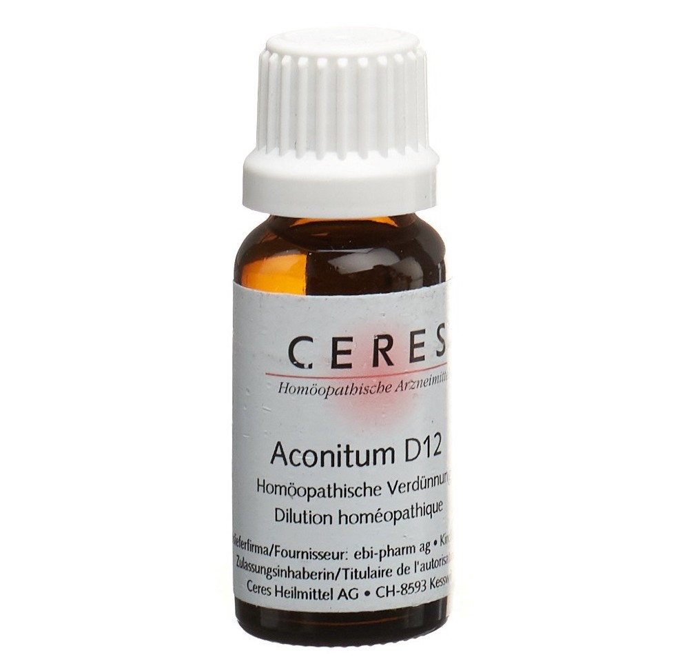 CERES aconitum 12 D dilution fl 20 ml