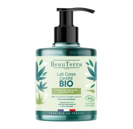 BEAUTERRA lait corps chanvre aloé vera bio 500 ml