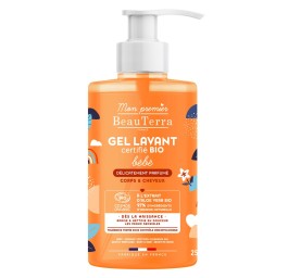 BEAUTERRA gel douche bébé avec parf bio 750 ml