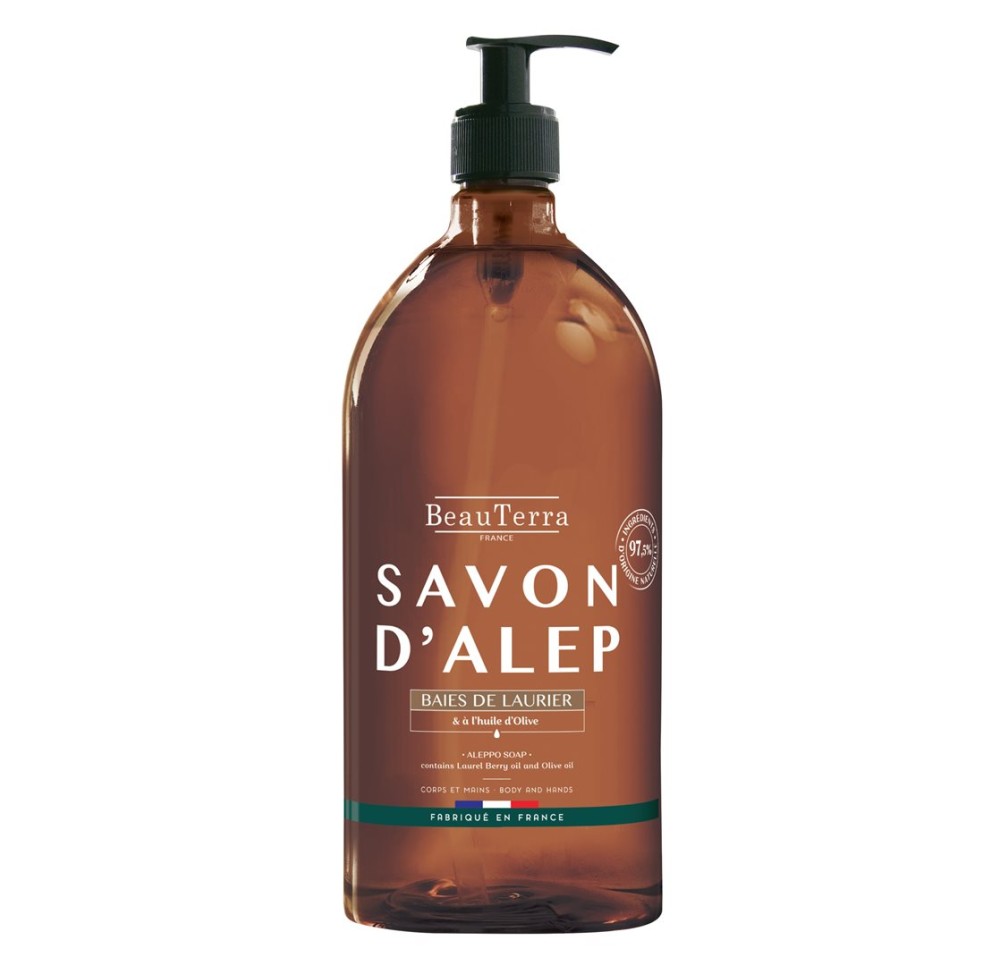 BEAUTERRA savon d'Alep liq fl 1000 ml