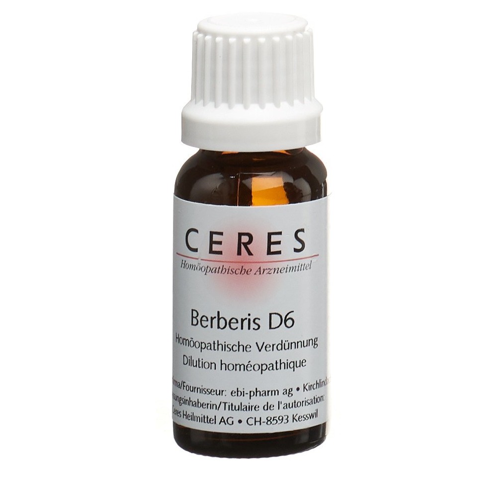 CERES berberis 6 D dilution fl 20 ml