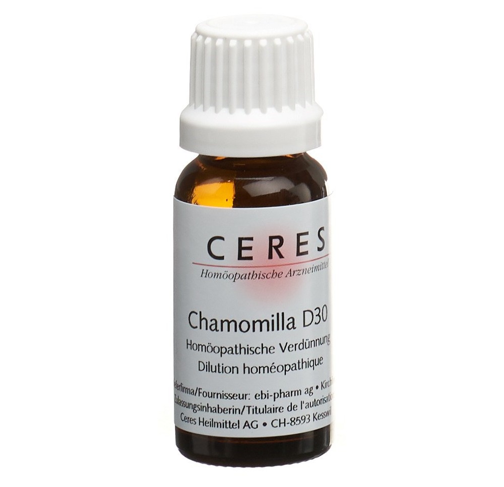 CERES chamomilla 30 D dilution fl 20 ml