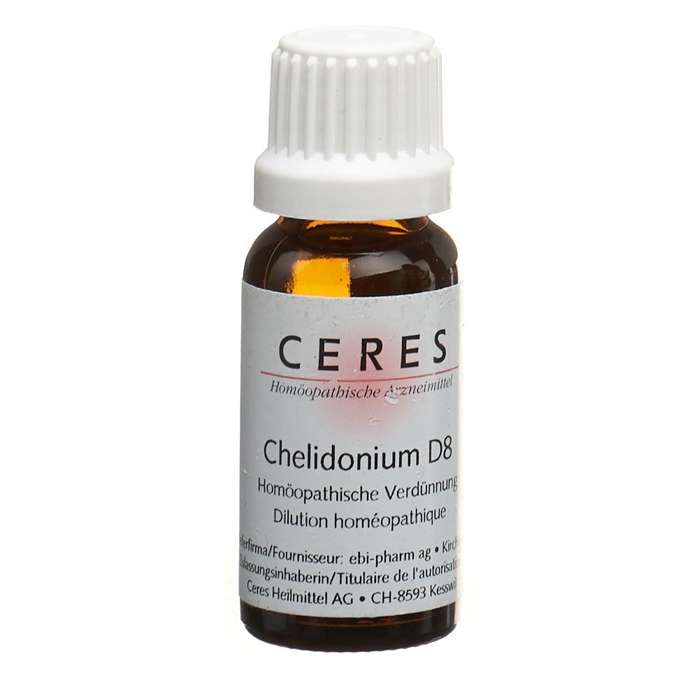 CERES chelidonium 8 D dilution fl 20 ml