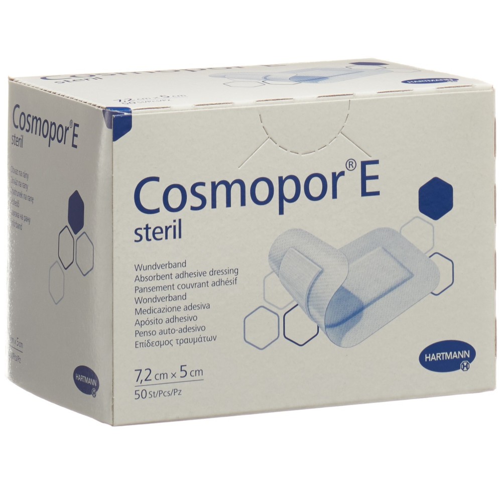 COSMOPOR E pansem rapide 7.2cmx5cm stérile 50 pce