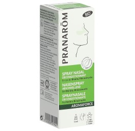 PRANAROM Aromaforce spray nasal déconge bio 15 ml