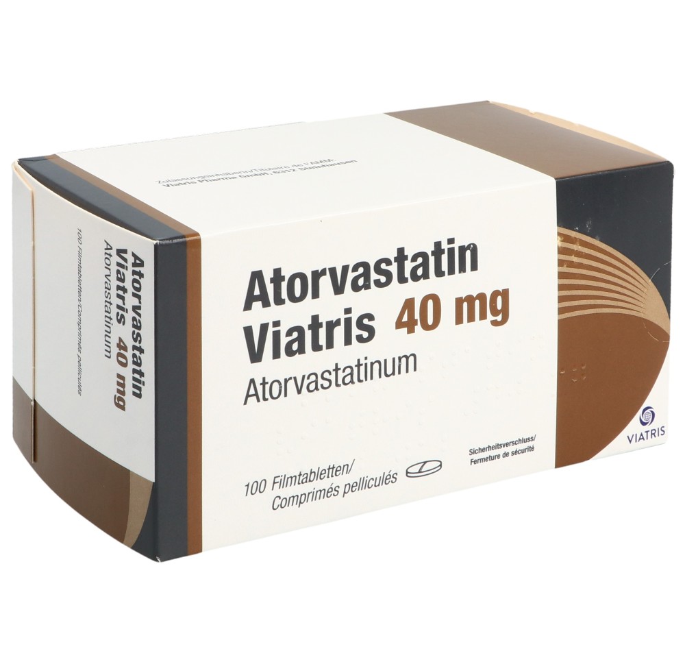 ATORVASTATIN Viatris cpr pell 40 mg 100 pce
