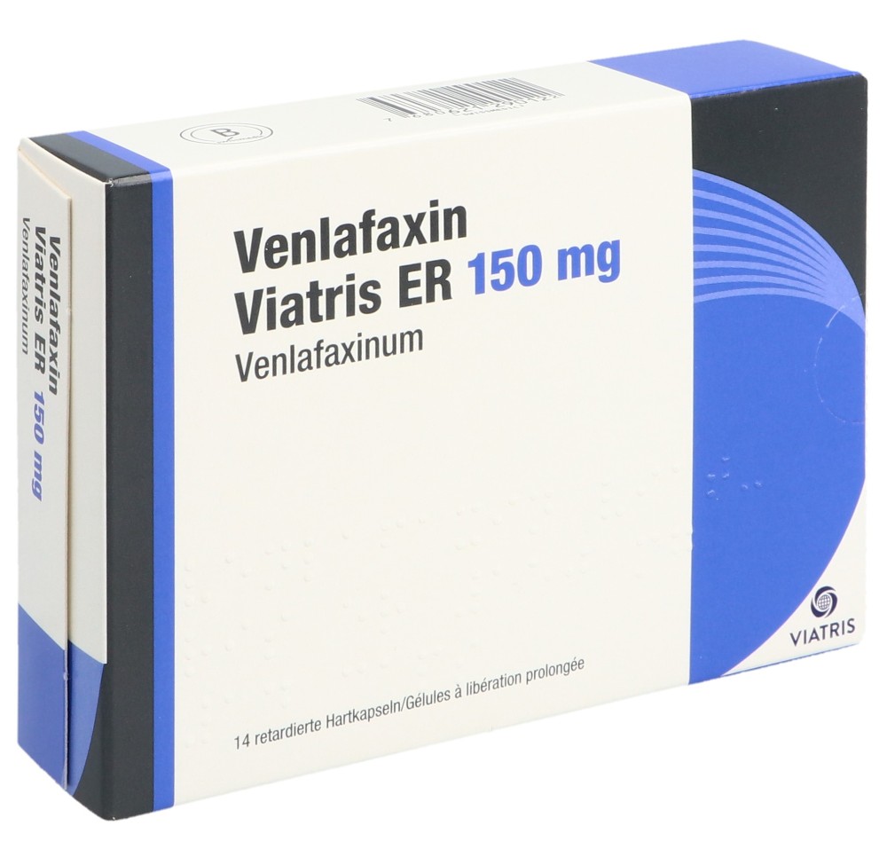 VENLAFAXIN Viatris ER caps ret 150 mg 14 pce VENLAFAXIN Viatris ER caps ret 150 mg 14 pce