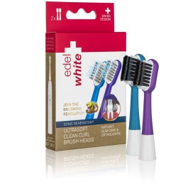 EDEL+WHITE CleanCurl Airbag Sonic Brush Head 2 pce