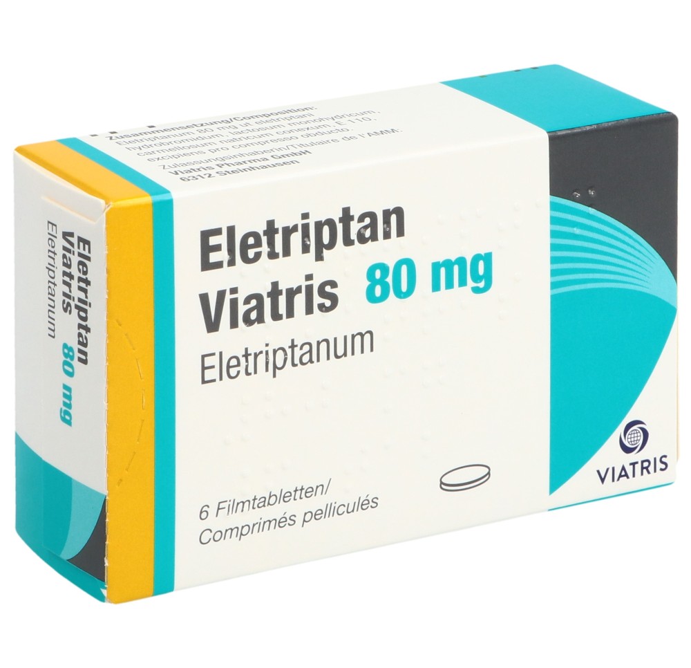 ELETRIPTAN Viatris cpr pell 80 mg 6 pce