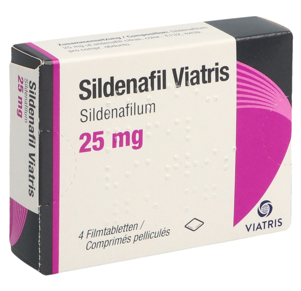 SILDENAFIL Viatris cpr pell 25 mg 4 pce SILDENAFIL Viatris cpr pell 25 mg 4 pce