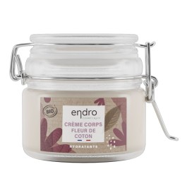 ENDRO crème corps nat fleur coton fl verre 100 ml