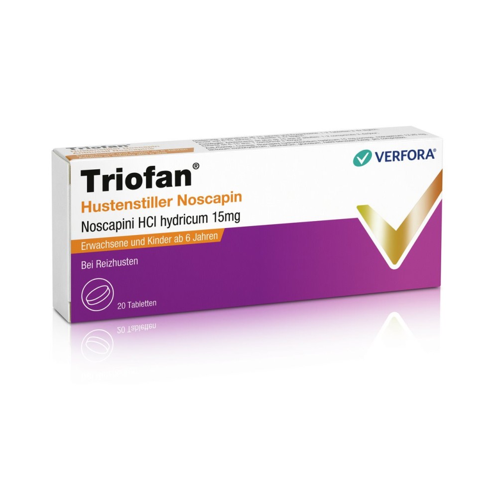 TRIOFAN Antitussif Noscapine cpr 20 pce TRIOFAN Antitussif Noscapine cpr 20 pce