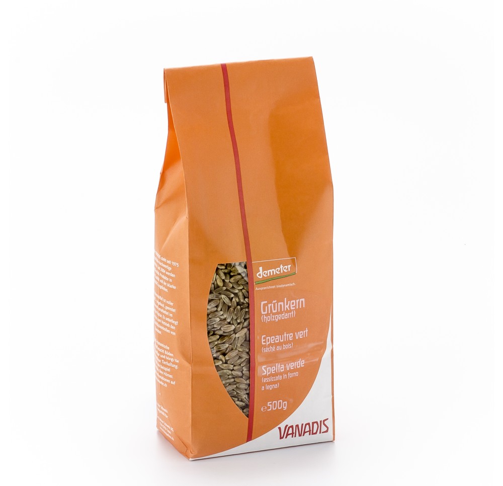 VANADIS blé vert demeter sach 500 g VANADIS blé vert demeter sach 500 g