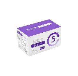 SOL-M Pen aiguille 31G 0.25mmx5mm 100 pce