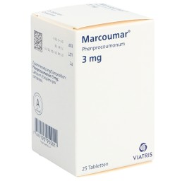MARCOUMAR cpr 3 mg fl plast 25 pce