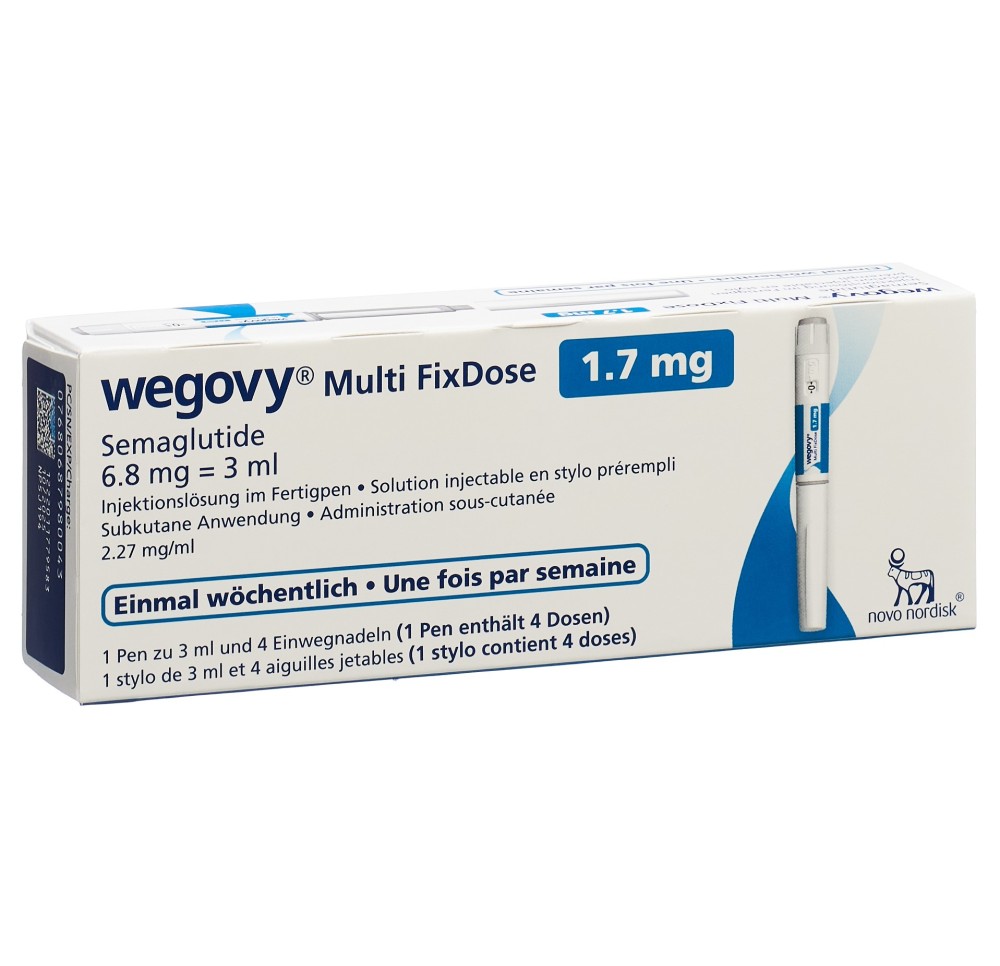 WEGOVY Multi FixDose sol inj 1.7 mg WEGOVY Multi FixDose sol inj 1.7 mg