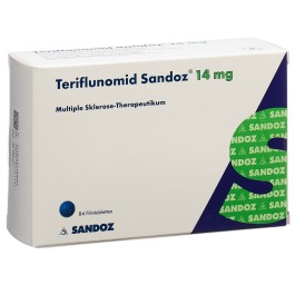 TERIFLUNOMIDE Sandoz cpr pell 14 mg 84 pce